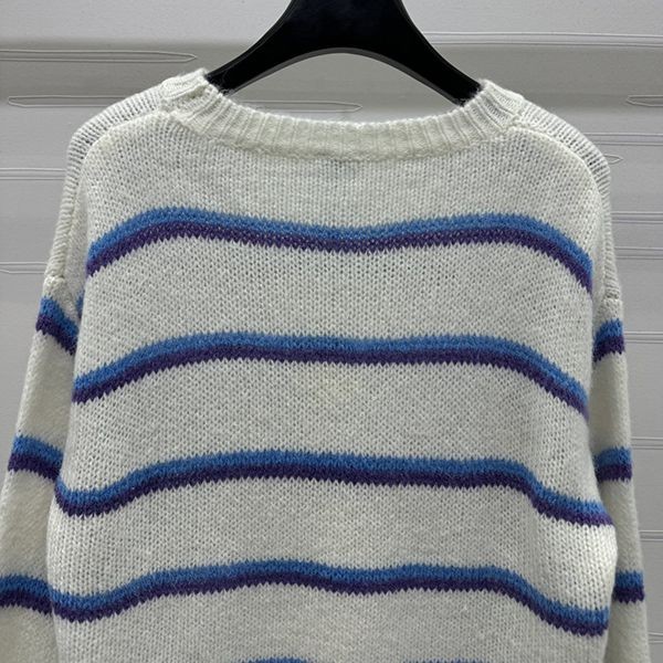 ロエベ シグネチャー刺繍 偽物 ルーズセーター loh71126